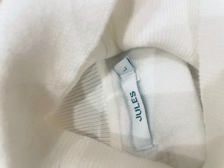Jersey cuello alto blanco Jules Talla L
