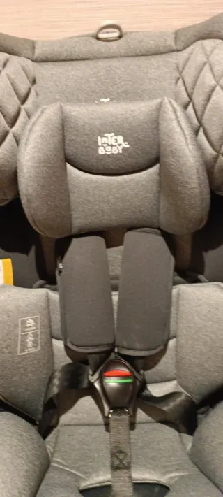 Silla coche bebé Interbaby gris