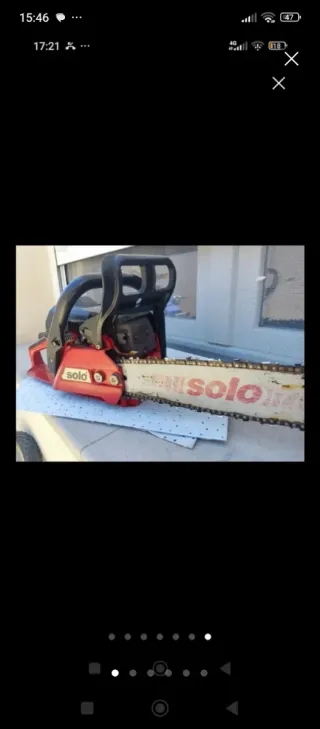 Motosierra Solo Roja