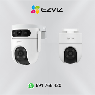 2 Cámaras Ezviz H9C y 2 Cámaras H8C