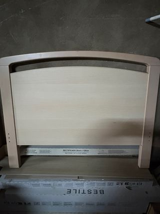 Cabecero Cama Madera Beige/Marrón 150cm