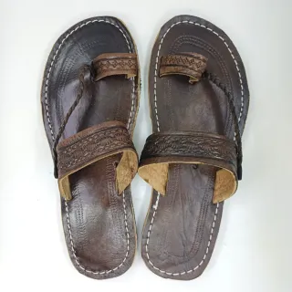 Sandalias de cuero auténtico hechas a mano