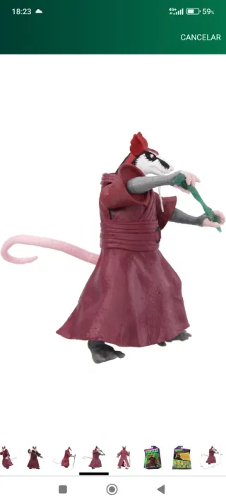 Figura Tortugas Ninja - Splinter