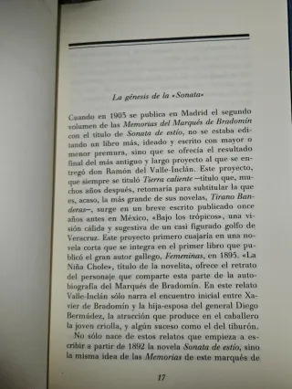 Libro Sonata de Estio