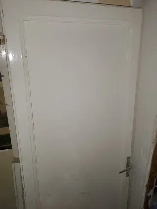 Puertas de madera blancas