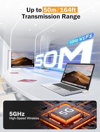 Lemorele Transmisor Receptor Inalámbric USB‑C HDMI