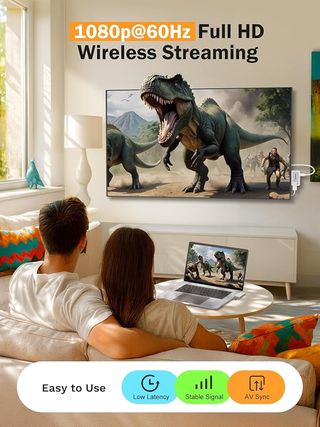 Lemorele Transmisor Receptor Inalámbric USB‑C HDMI