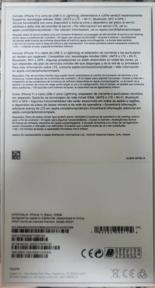 iPhone 11 128 GB Negro