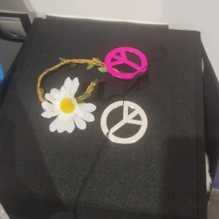 Disfraz Hippie Mamá y Niño