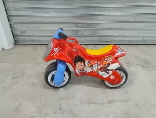 Moto Patrulla Canina Roja y Azul