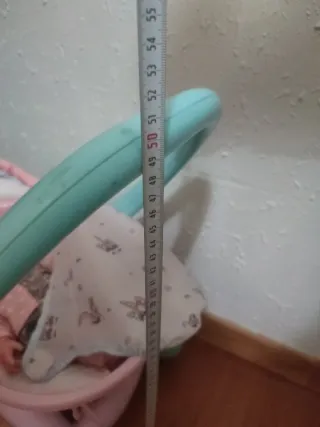 Cochecito de muñecas rosa y azul