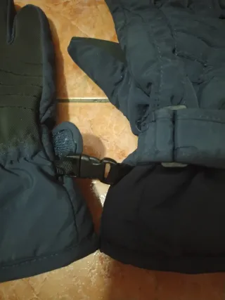 Guantes Nieve Esquí Niño Azul Oscuro