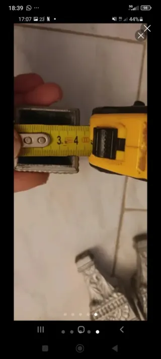 3 Patas Cama Antiguas Metal Plata