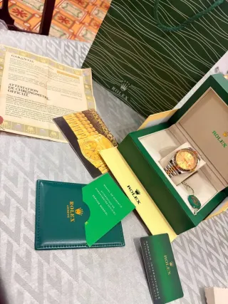 Rolex Datejust Oro y Plata