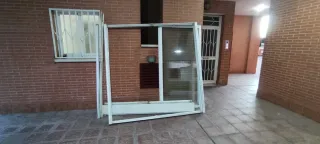 Balconera aluminio lacado con persiana aluminio