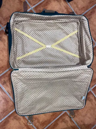 Conjunto 5 maletas piel Karmar negro/marrón