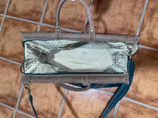 Conjunto 5 maletas piel Karmar negro/marrón