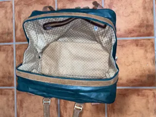 Conjunto 5 maletas piel Karmar negro/marrón