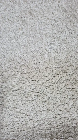 Alfombra de lana beige/blanco 100%