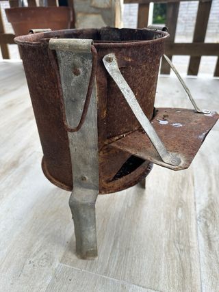 Hornillo carbón anafre antiguo