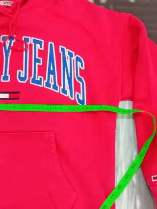 Sudadera Tommy Jeans Roja Vintage