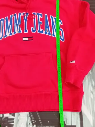 Sudadera Tommy Jeans Roja Vintage