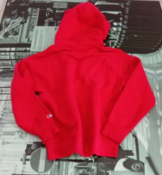 Sudadera Tommy Jeans Roja Vintage