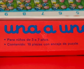 Rompecabezas Madera Una a una Educa