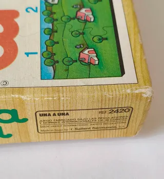 Rompecabezas Madera Una a una Educa