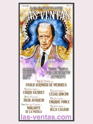 Cartel Toros Las Ventas 12 Octubre 2025