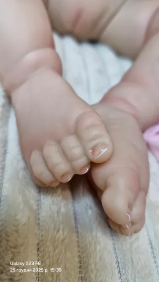 Muñeca estilo reborn 49cm ,cuerpo de vinilo