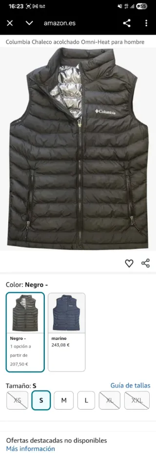 Chaleco Columbia Negro