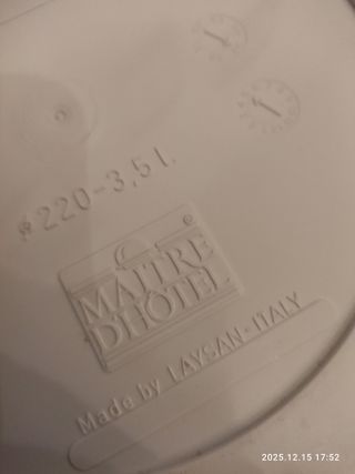 Contenitore termico bianco