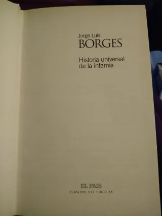 Historia universal de la infamia