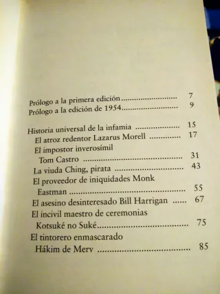 Historia universal de la infamia