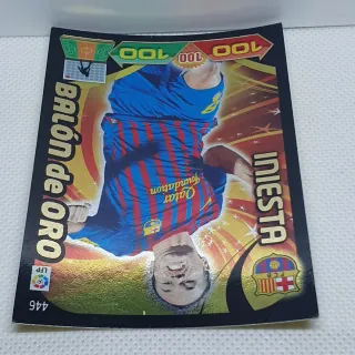 ⚽️ CROMO DE FUTBOL INIESTA BALON DE ORO 2011-12
