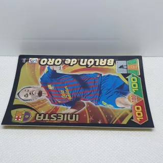 ⚽️ CROMO DE FUTBOL INIESTA BALON DE ORO 2011-12