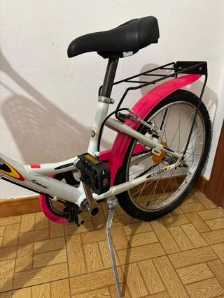 Bicicleta Infantil Rosa con Cesta