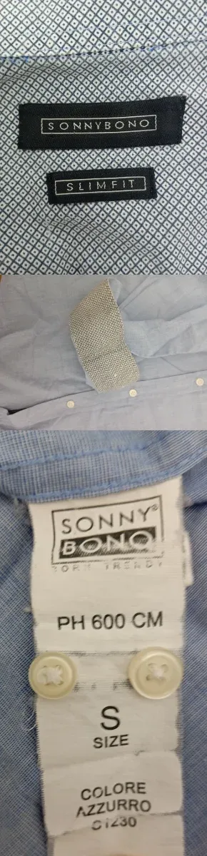 Camicia Sonny Bono uomo azzurro