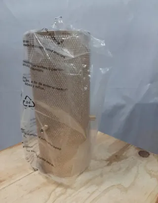 Regalo portavelas diseño dorado