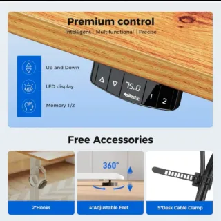 Escritorio Elevable Eléctrico 120x60