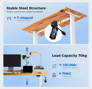Escritorio Elevable Eléctrico 120x60