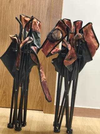 Sillas plegables con reposabrazos