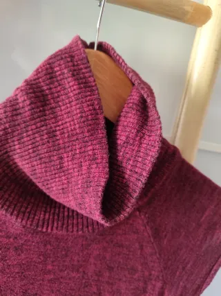 Vestido de punto Zara rojo sin mangas