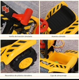 Excavadora de juguete para niños