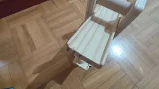 Rampa de coches de madera