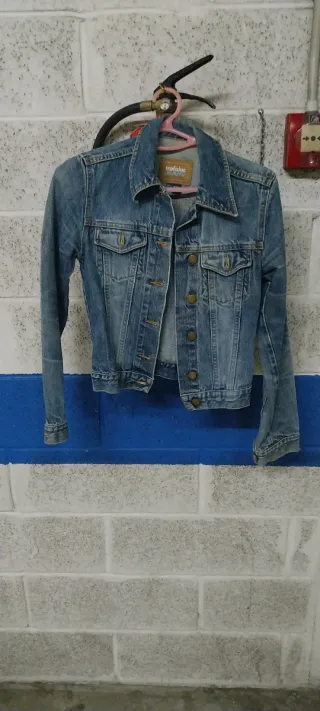 Cazadora tejana vaquera mujer