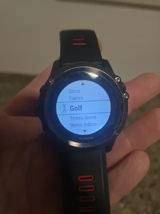 Garmin fenix 3 Smartwatch Negro/Rojo