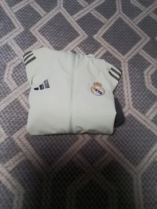 Chándal Adidas Real Madrid Blanco y Gris