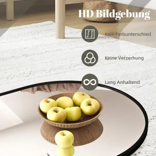 Espejo de pie 180cm negro